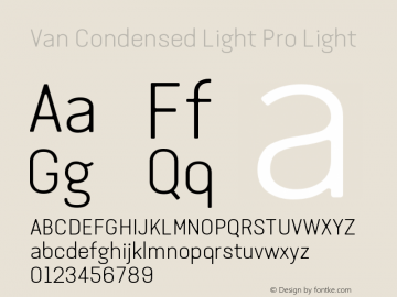 Van Condensed Light Pro