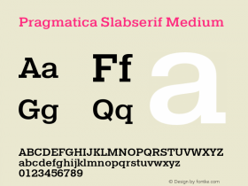 Pragmatica Slabserif