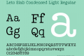 Leto Slab Condensed Light