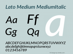 Lato Medium