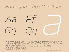 Burlingame Pro Thin