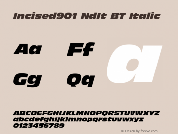 Incised901 NdIt BT