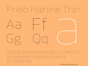 Prelo Hairline