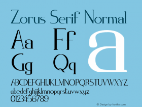 Zorus Serif