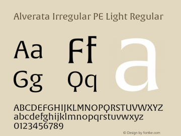 Alverata Irregular PE Light
