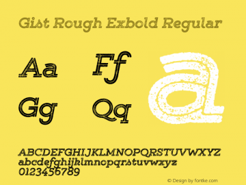 Gist Rough Exbold