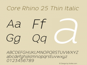 Core Rhino 25 Thin
