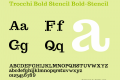 Trocchi Bold Stencil