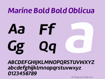 Marine Bold