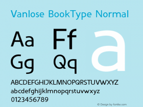 Vanlose BookType