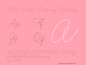 Flirt Script Display