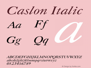 Caslon