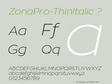 ZonaPro-ThinItalic