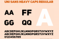 Uni Sans Heavy Caps