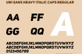 Uni Sans Heavy Italic CAPS