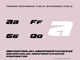 Terran Expanded Italic