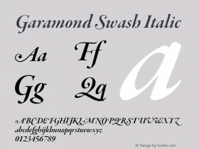 Garamond Swash