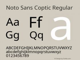 Noto Sans Coptic