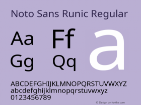 Noto Sans Runic