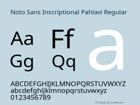 Noto Sans Inscriptional Pahlavi