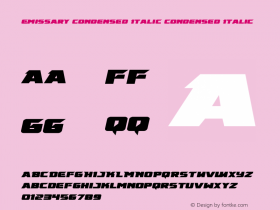 Emissary Condensed Italic