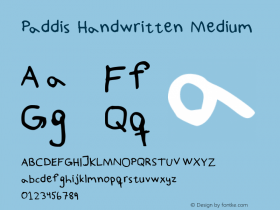 Paddis Handwritten