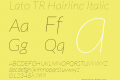 Lato TR Hairline