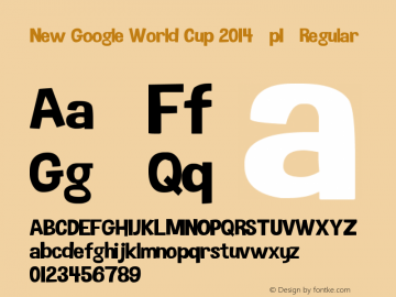 New Google World Cup 2014 (p1)