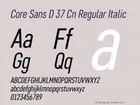 Core Sans D 37 Cn Regular