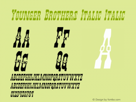 Younger Brothers Italic