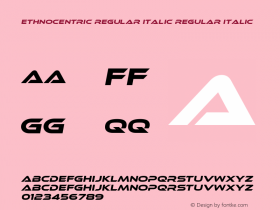 Ethnocentric Regular Italic