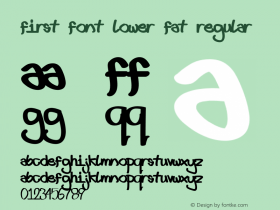 First font lower fat