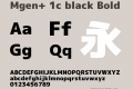 Mgen+ 1c black