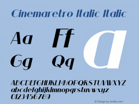 Cinemaretro Italic