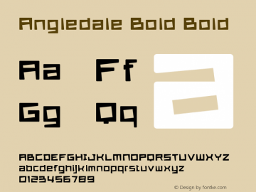 Angledale Bold
