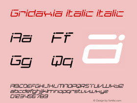 Gridaxia Italic