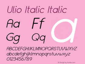 Ulio Italic