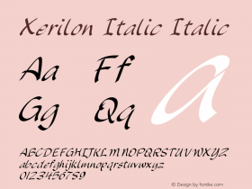 Xerilon Italic