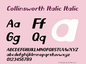 Collinsworth Italic