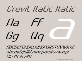 Crevil Italic