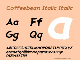 Coffeebean Italic