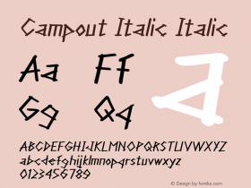 Campout Italic