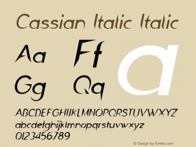 Cassian Italic