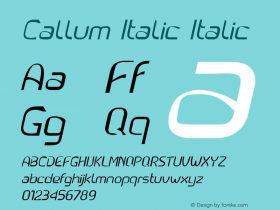 Callum Italic