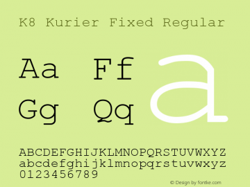 K8 Kurier Fixed