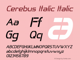 Cerebus Italic