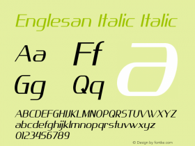 Englesan Italic