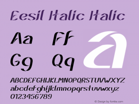 Eesil Italic