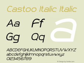 Castoo Italic