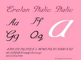 Erelon Italic